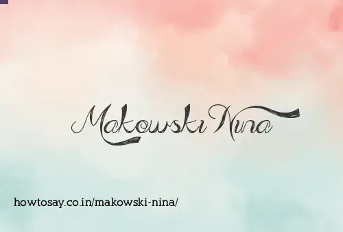 Makowski Nina
