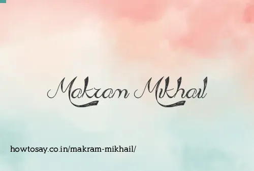 Makram Mikhail