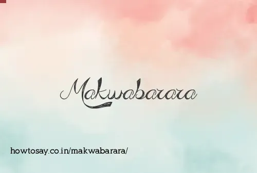 Makwabarara