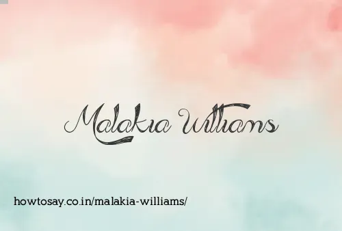 Malakia Williams