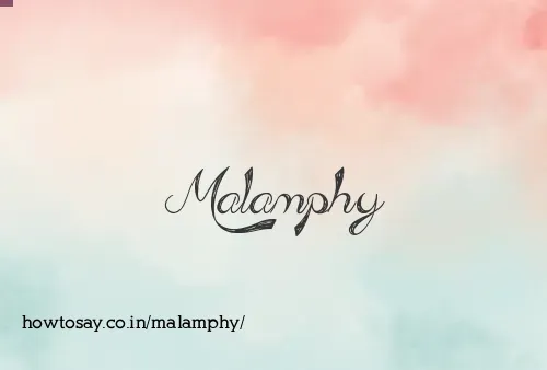 Malamphy