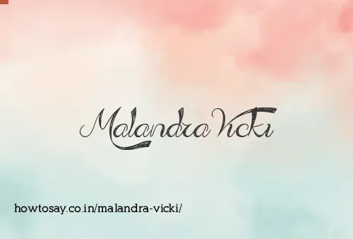 Malandra Vicki