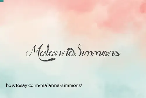 Malanna Simmons