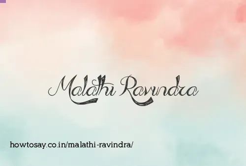 Malathi Ravindra