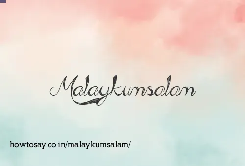 Malaykumsalam