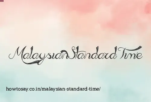 Malaysian Standard Time
