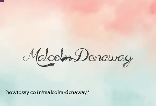 Malcolm Donaway