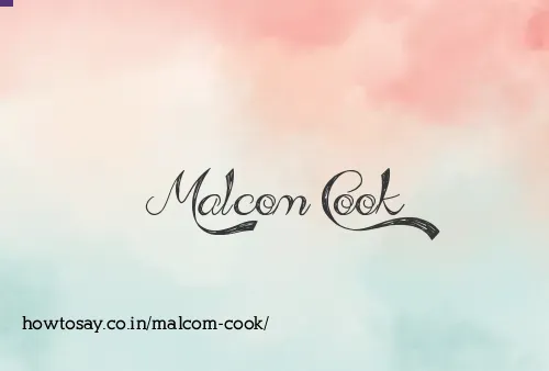 Malcom Cook