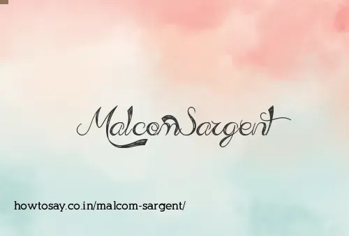 Malcom Sargent