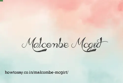 Malcombe Mcgirt