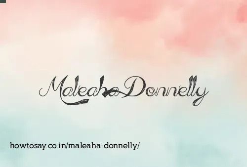 Maleaha Donnelly