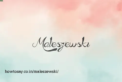 Maleszewski