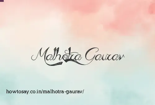 Malhotra Gaurav