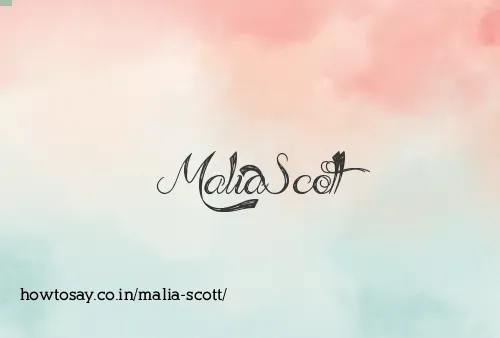 Malia Scott