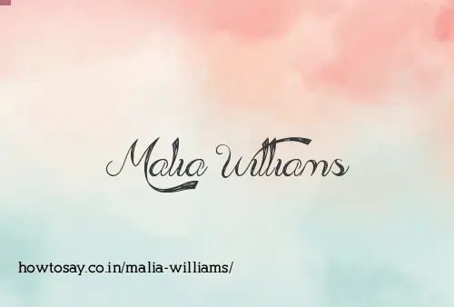 Malia Williams