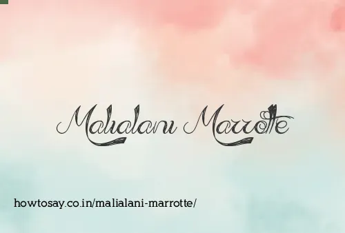 Malialani Marrotte