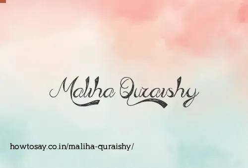 Maliha Quraishy