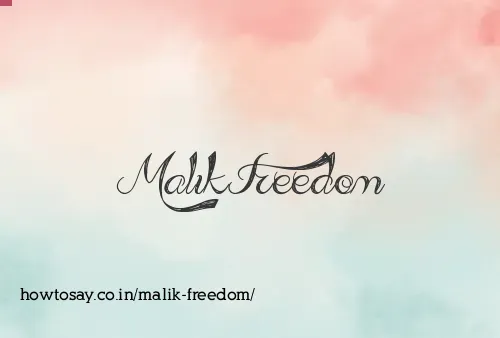 Malik Freedom