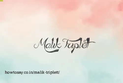 Malik Triplett
