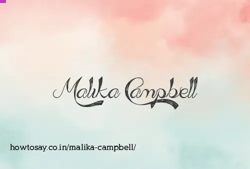 Malika Campbell