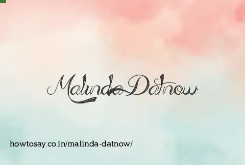 Malinda Datnow