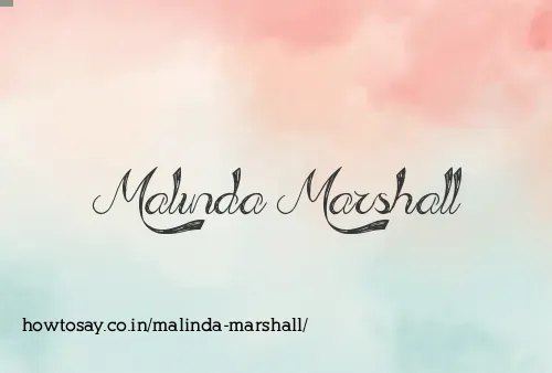 Malinda Marshall