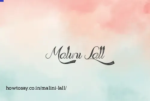 Malini Lall