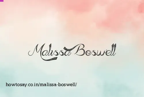 Malissa Boswell