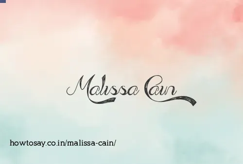 Malissa Cain