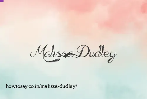 Malissa Dudley