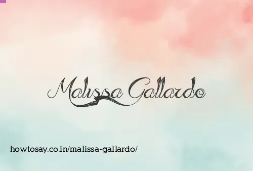 Malissa Gallardo
