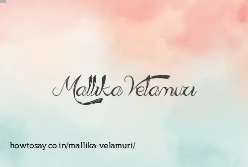 Mallika Velamuri