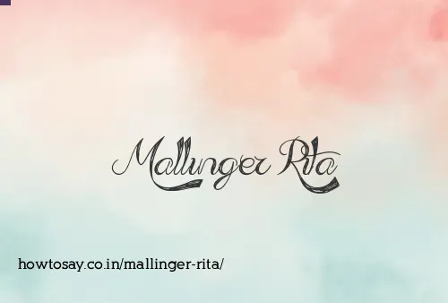 Mallinger Rita