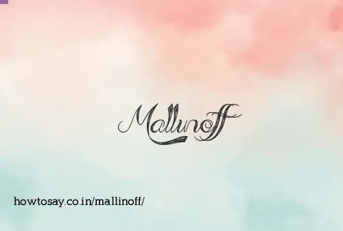 Mallinoff