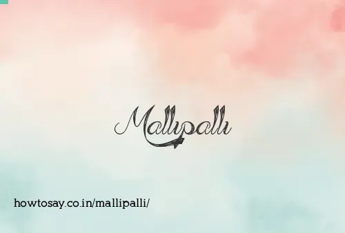 Mallipalli