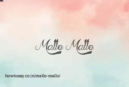 Mallo Mallo