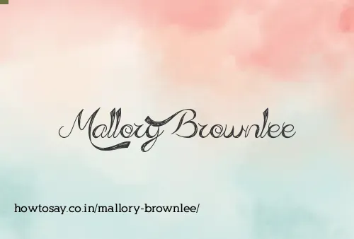 Mallory Brownlee