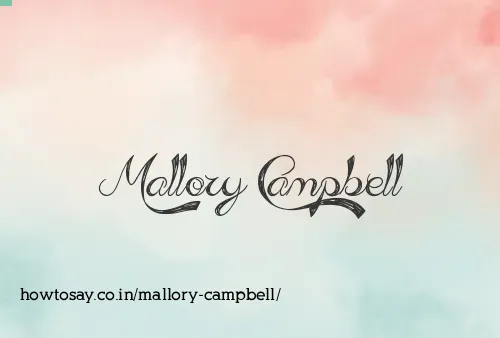 Mallory Campbell