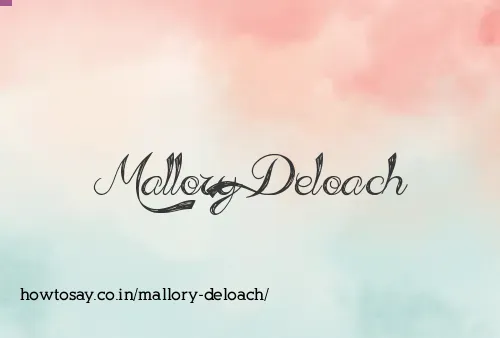 Mallory Deloach