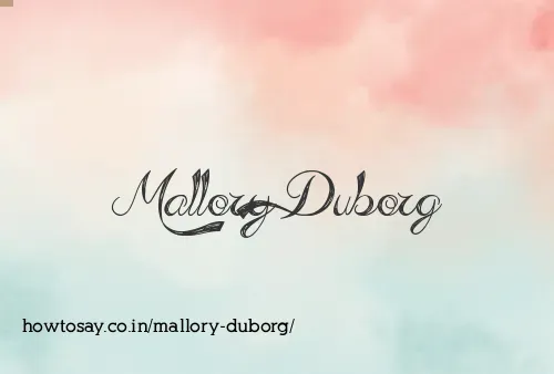 Mallory Duborg