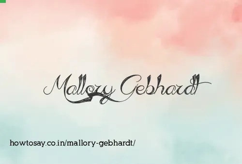 Mallory Gebhardt