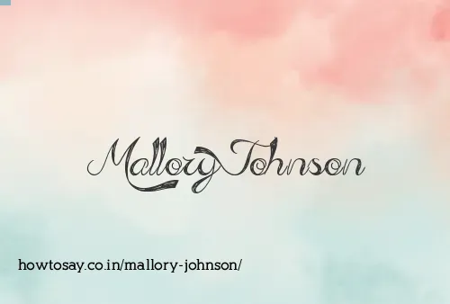 Mallory Johnson