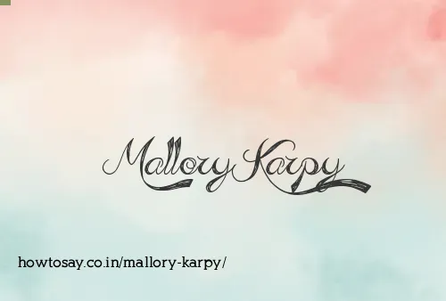 Mallory Karpy