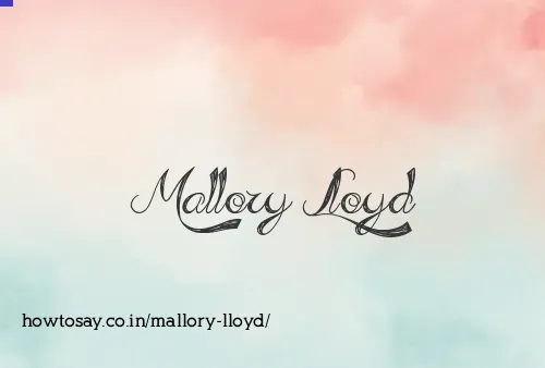 Mallory Lloyd