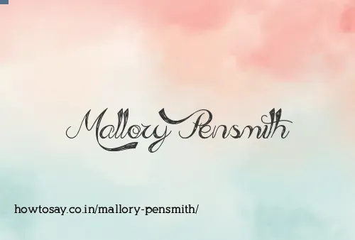 Mallory Pensmith