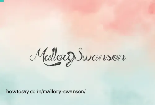 Mallory Swanson