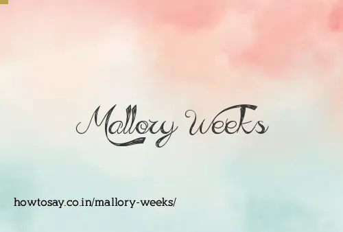 Mallory Weeks