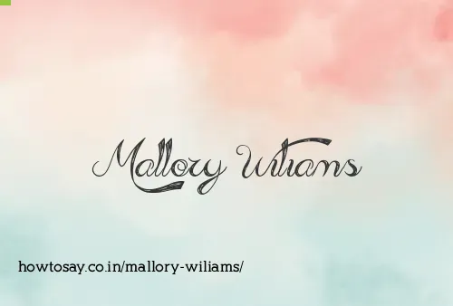 Mallory Wiliams