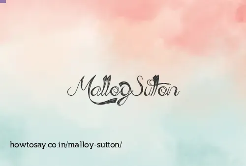 Malloy Sutton