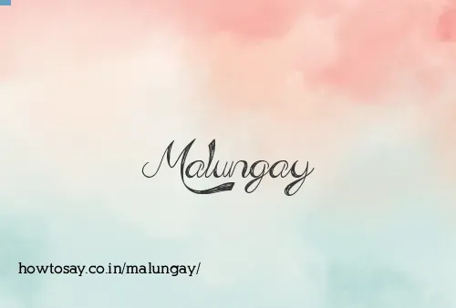 Malungay